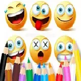 Coloring Book: Funny Emoji