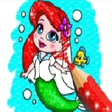 Coloring Book: Mermaid