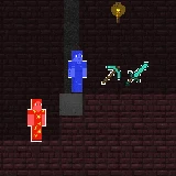 Fire Steve and Water Alex