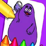 Grimace Shake Draw And Erase