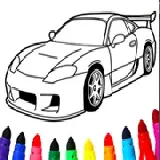 Kids Vehicles Coloring Book