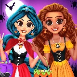 Rainbow Girls Halloween Salon