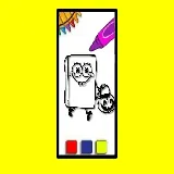 SpobgeBob Halloween Coloring Book