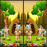 Spot 5 Differences Camping