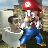 Super Spy Mario VS Skibidi Toilet